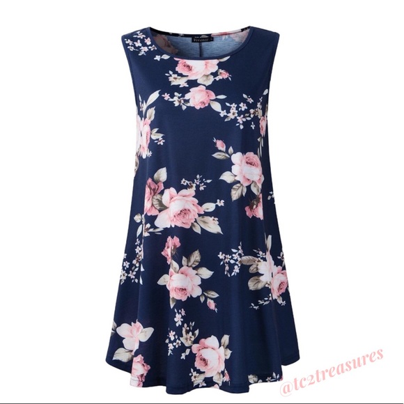 Soft Sleeveless Flare Tunic - Picture 1 of 5